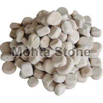Rectangle Bush Hammered Dholpur White Pebbles, for Construction, Flooring, Size : 10x10Inch, 12x12Inch