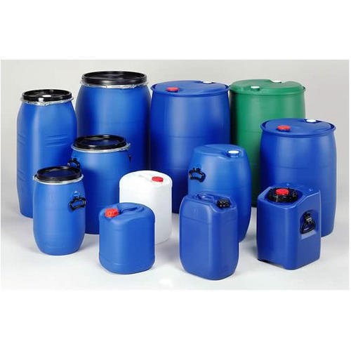 HDPE Plastic Drum, Color : Blue