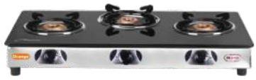 Elegant 301 Gas Stove with Glass Top
