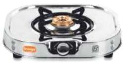 Orange Stainless Steel Manual Glitter 101 Gas Stove, for Home, Hotel, Restaurant, Color : Silver
