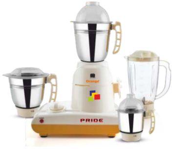 Orange Pride Mixer Grinder, Power : 230 V.Ac. only 50 Hz.