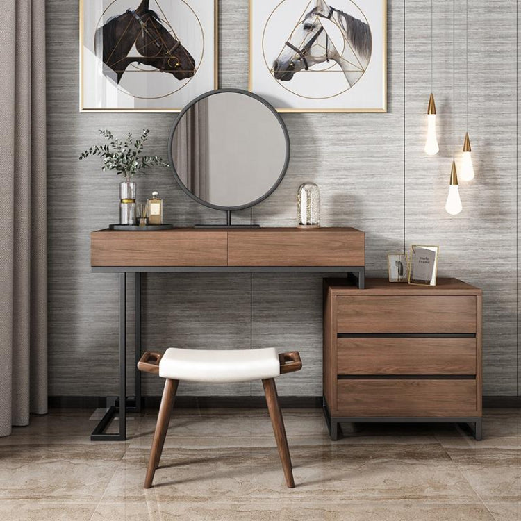 METAL AND SOLID WOOD DRESSING TABLE