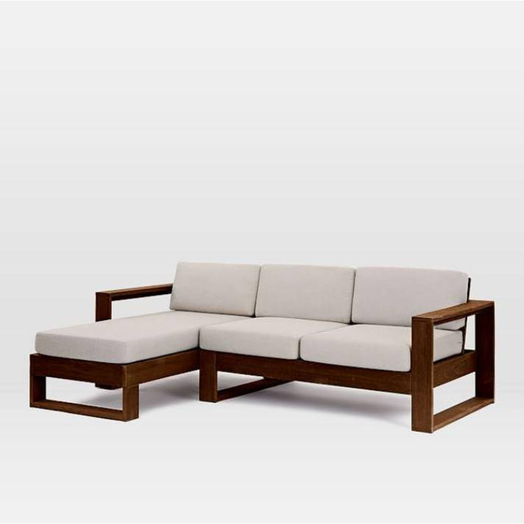 Solid Wood Sectional Sofa
