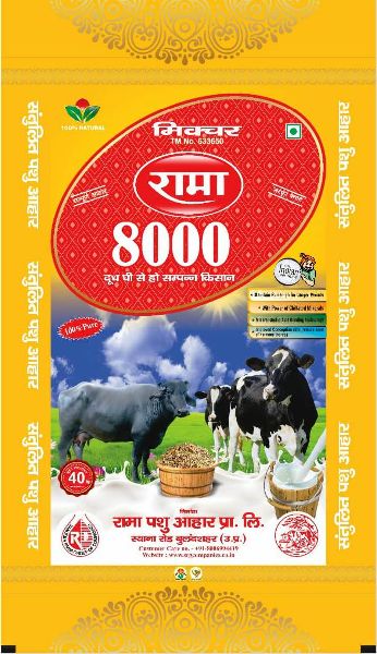 Rama 8000 Mixture Pashu Aahar, for Animal Feed, Packaging Type : BOPP Natural Bag