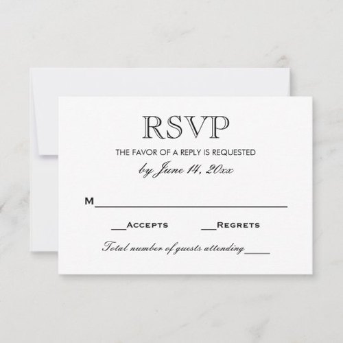 Metallic Paper RSVP Card, Style : Pull-Out Insert