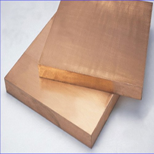Plate Beryllium Copper Flat, for Industrial, Width : 100-500mm