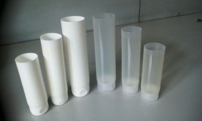 Plastic Barrier Laminates Tube, Color : White / Transparent