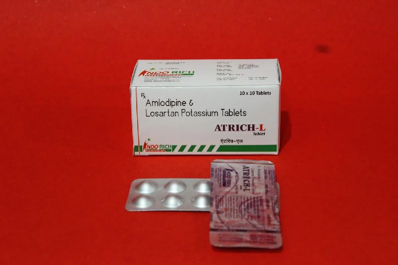 Amlodipine And Losartan Potassium Tablets Pharma Drugs & Chemicals
