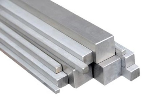 Square EN 8 Steel, for Machine Tools, Scaffolding, Auto Parts, Length : 1000 mm