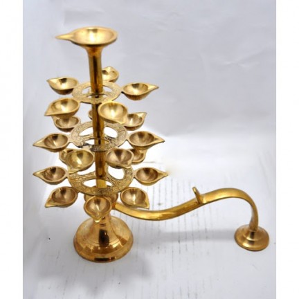 Polished Brass Aarti Diya, Size : Customized