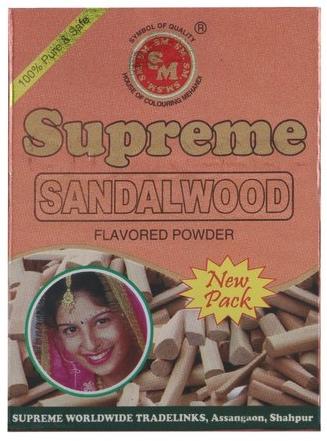 Supreme Sandalwood Powder, for Cosmetic Use, Packaging Type : Packet