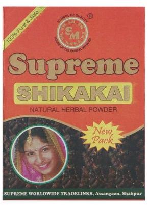 Supreme Shikakai Powder, Packaging Size : 100gm