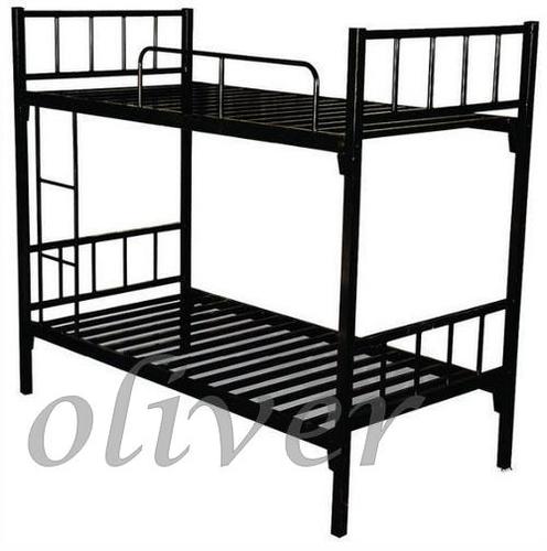Oliver Metal Bunk Bed, Color : Black