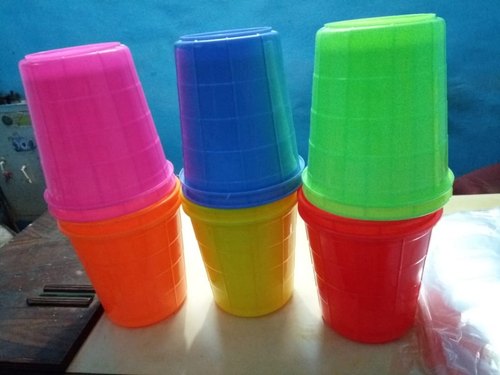 Plain Magic Plastic Dustbin, Shape : Cylindrical