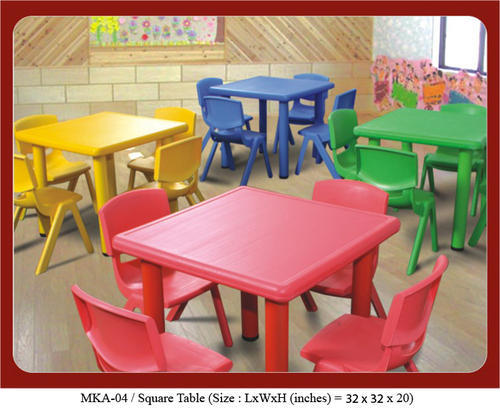 Multicolor Play School Furniture