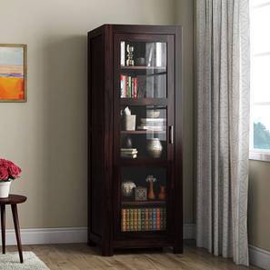 Solid Wood Bookshelf Display Cabinet