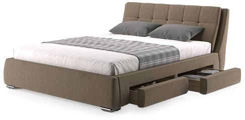 Rectangular Upholstered Storage Bed