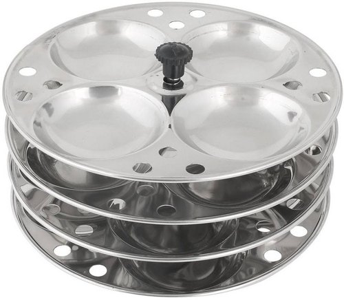Round Aluminium Idli Plate