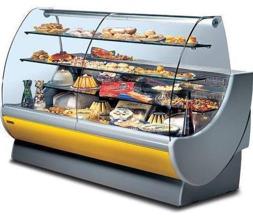 Blue Stone Stainless Steel Pastry Display Counter