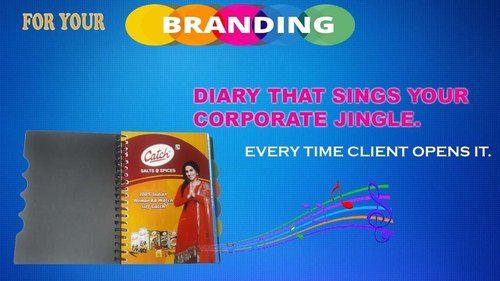 Catch Masale Musical Diary Module For Corporate Advertising New Year Gift