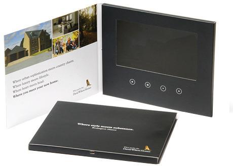Video Mail Brochure Corporate Gifts, Feature : Attractive Designs, Colorful Printed, Dust Proof, Fine Finishing