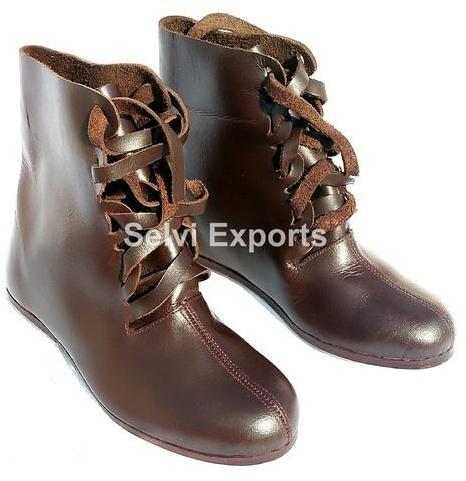 Leather Medieval Armour Shoe, Gender : Male