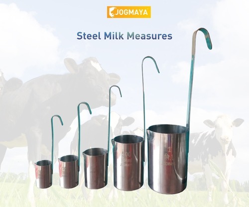 Jogmaya Stainless Steel Milk Measures, Feature : portable weather resistant, durability.