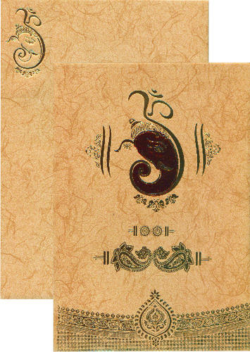 Hindu wedding card