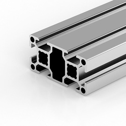 Aluminum Aluminium Extrusion, for Work tables, Frames, Doors, Color : Silver