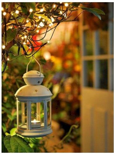 Solitude exports Hanging Candle Lantern, Size : 3X3X6 inch