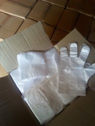 Kakade Plastic Hand Gloves, Size : Free