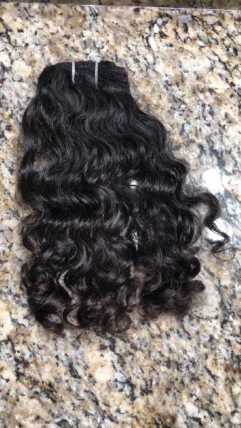 Curly Indian Hair, for Parlour, Personal, Length : 10-20Inch, 15-25Inch, 25-30Inch