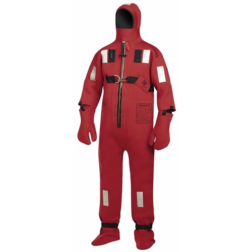 HDPE Immersion Suit, Color : Red
