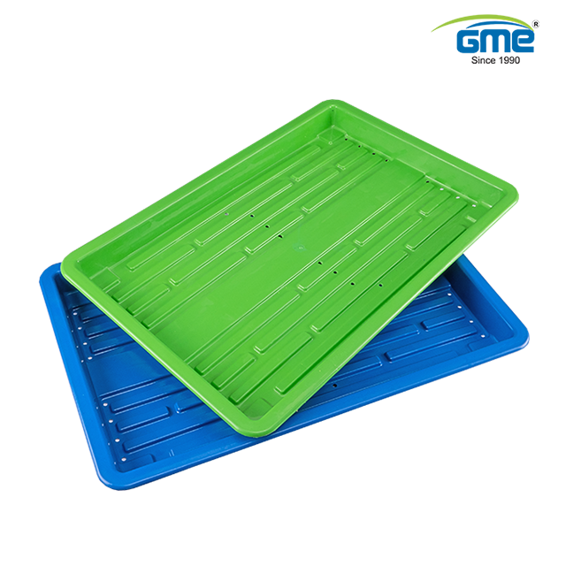 Global Medi Rectangular Virgin Plastic Hydroponics Tray, Capacity 1