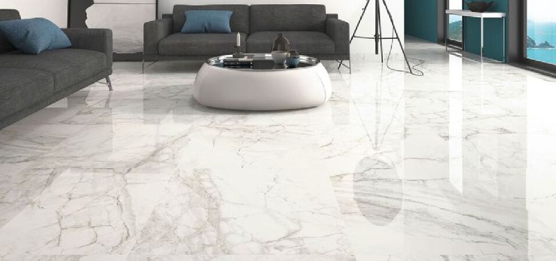 Polished Marble Slab Tiles, for Flooring, Size : Standard