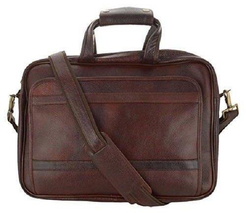 Dark Brown Leather Office Bag