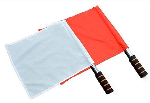 Pepup Nylon Plain Referee Flag, Shape : Rectangular
