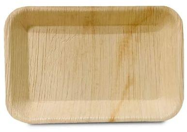 6x4 Inch Rectangular Areca Leaf Tray, for Serving Food, Feature : Biodegradable, Disposable, Eco Friendly