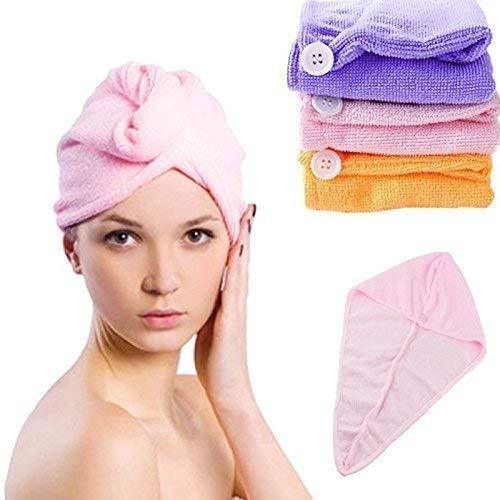 Rectangle Microfiber Hair Wrap Towel, for Home, Hotel, Gender : Unisex