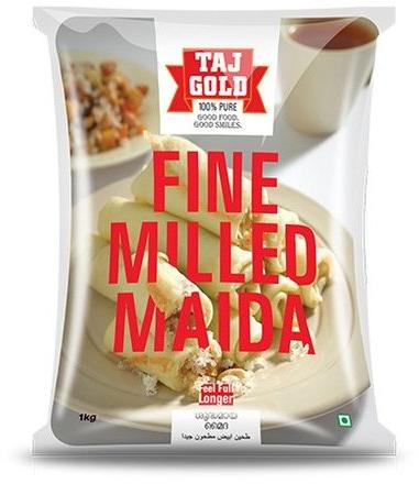 Taj Gold Fine Milled Maida Flour, Packaging Type : Packet
