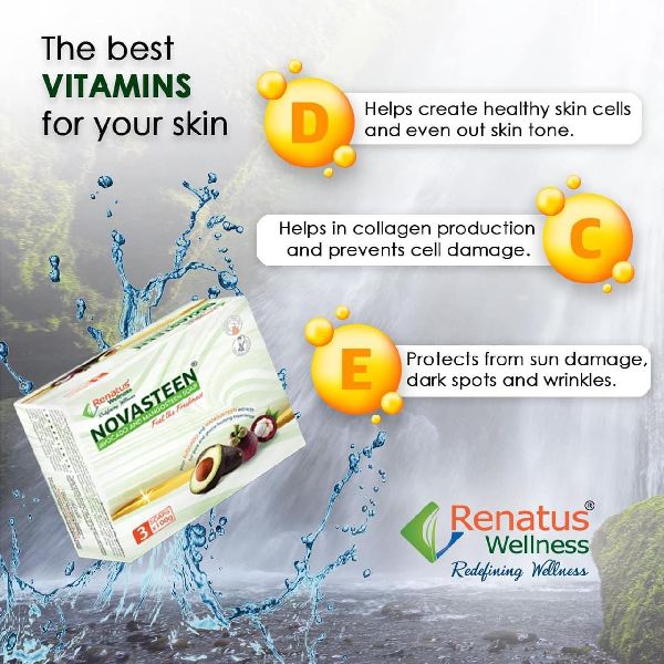 Renatus Novasteen Herbal Soap, For Bathing, Personal, Skin Care