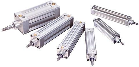 Cylindrical Aluminium Pneumatic Cylinder, Color : Silver