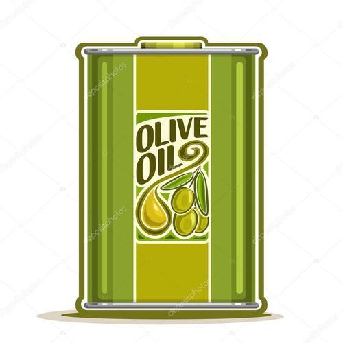 Square Tin Plate Olive Oil Can