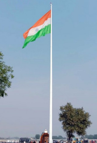 Mild Steel Flag mast pole, Size : 12.5mtr
