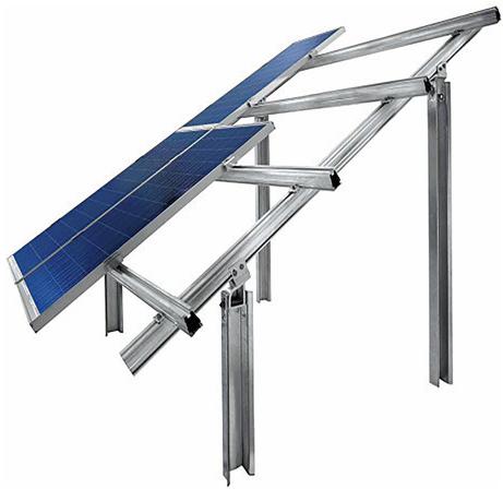 Polished Plain Aluminium Solar Panel Structure, Size : Standard