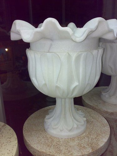 Marble Flower Pot