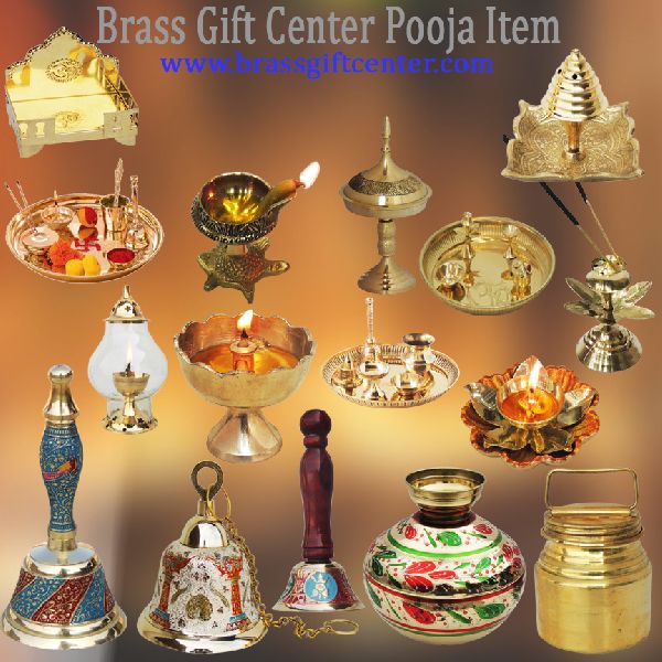 Metal All Brass Pooja items, Size : Multisizes