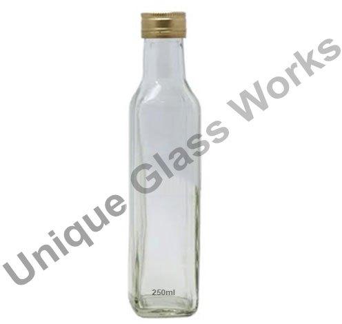 Olive Oil Glass Bottle, Color : Transparent