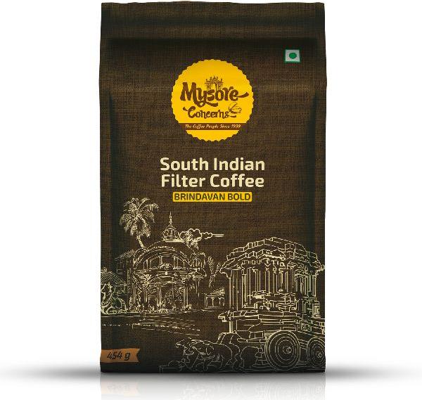 Mysore Concerns| South Indian Filter Coffee | 80 % Coffee + 20 % Chicory | 454g | Freshly Roasted & Ground