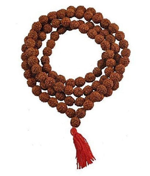 Natural Wood Beads Rudraksha Mala, Size : Standard, Variety : 1-5Mukhi ...